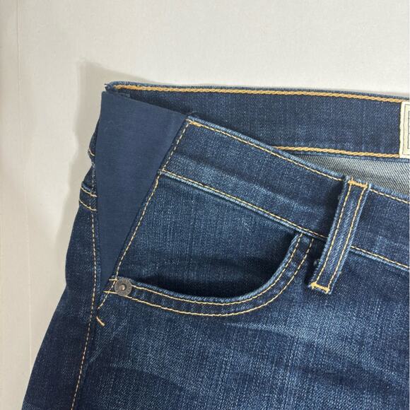 Current/Elliott x Hatch The Maternity Stiletto Jean in Townie Wash - Size 27 - Picture 6 of 6